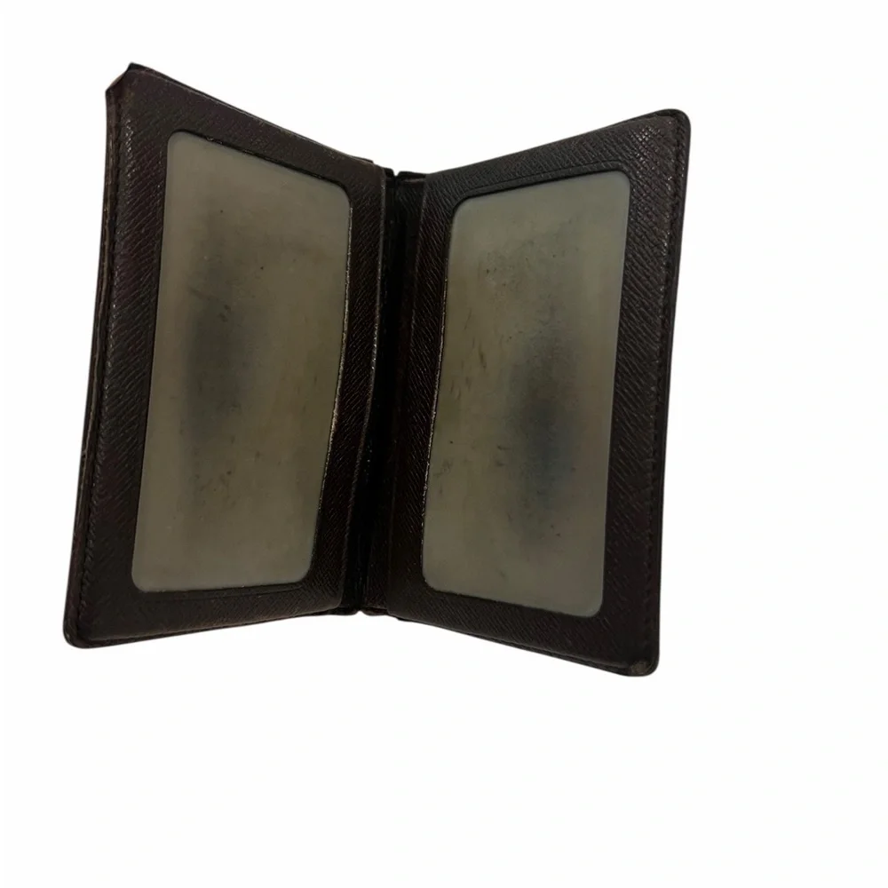 Louis Vuitton Damier Ebene Card Holder | Bifold ID Wallet as-is